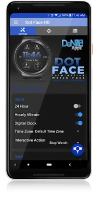 Dot Face HD Watch Face android App screenshot 12