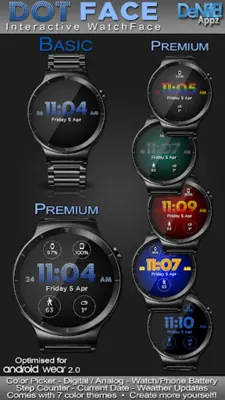 Dot Face HD Watch Face android App screenshot 15