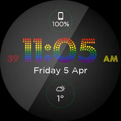 Dot Face HD Watch Face android App screenshot 2