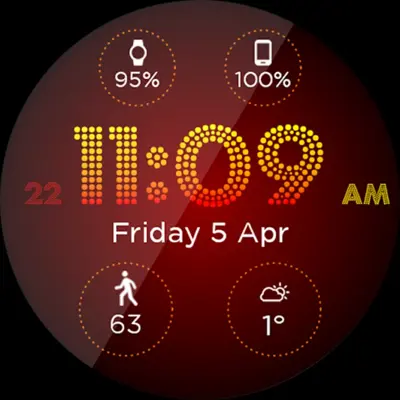 Dot Face HD Watch Face android App screenshot 3