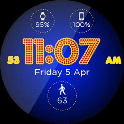 Dot Face HD Watch Face android App screenshot 5