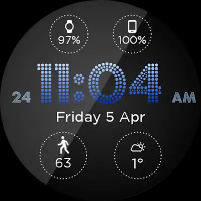 Dot Face HD Watch Face android App screenshot 6